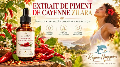 Extrait de piment de cayenne zilara regine happyvibes