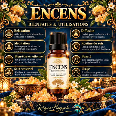 Frankincense usages regine happyvibes