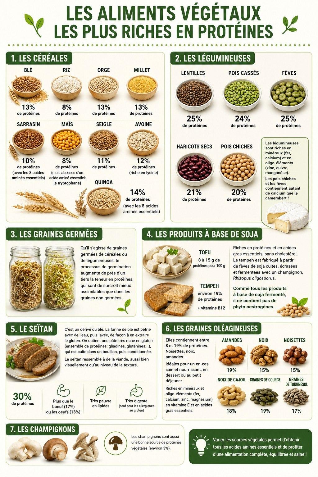 Les proteines aliments sante