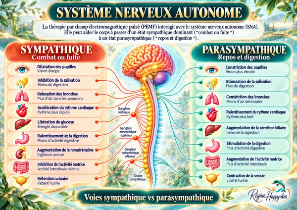 Systeme nerveux et pemf regine happyvibes
